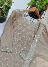NSR 839 Pure Heavy Chinnon Silk With Heavy Embroidery Sequence Work Top With Sharara Dupatta Wholesale Clothing Distributors In India